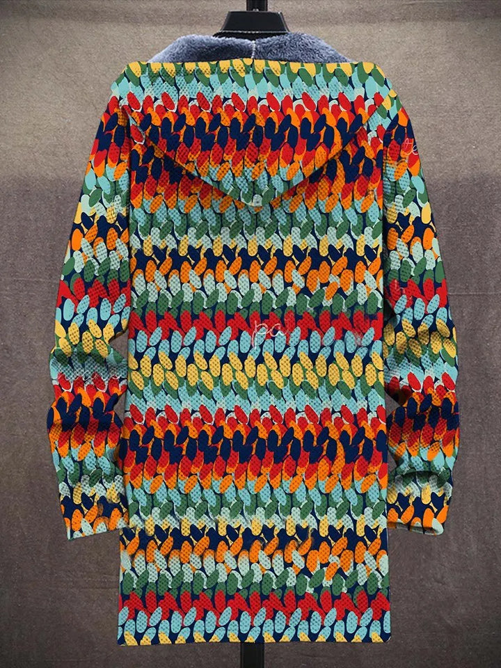 Mirela Cozy Art Coat – back