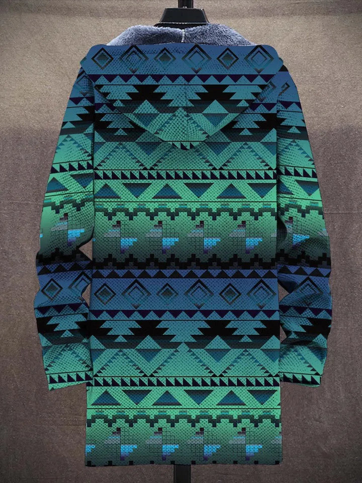 Esme Aztec Art Coat – back