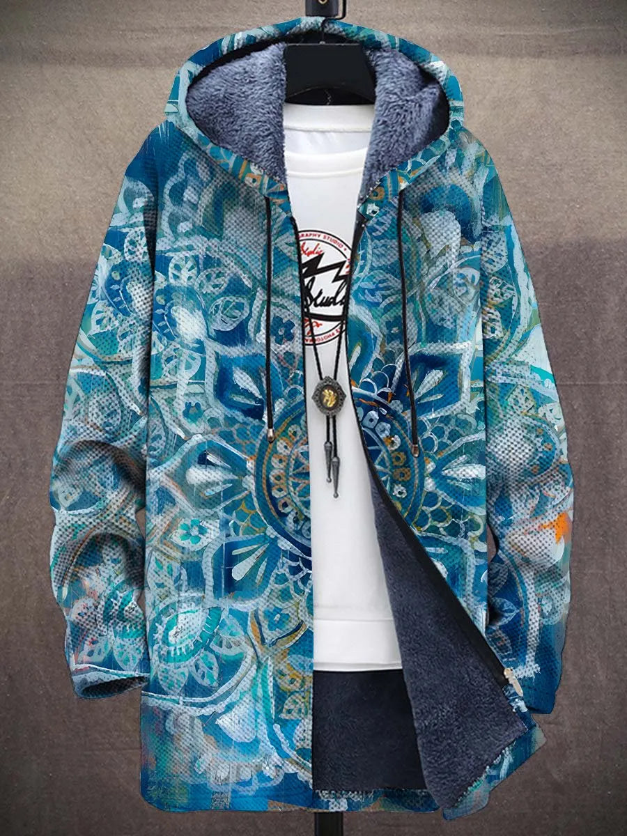 Ambrosia Mandala Art Coat – front