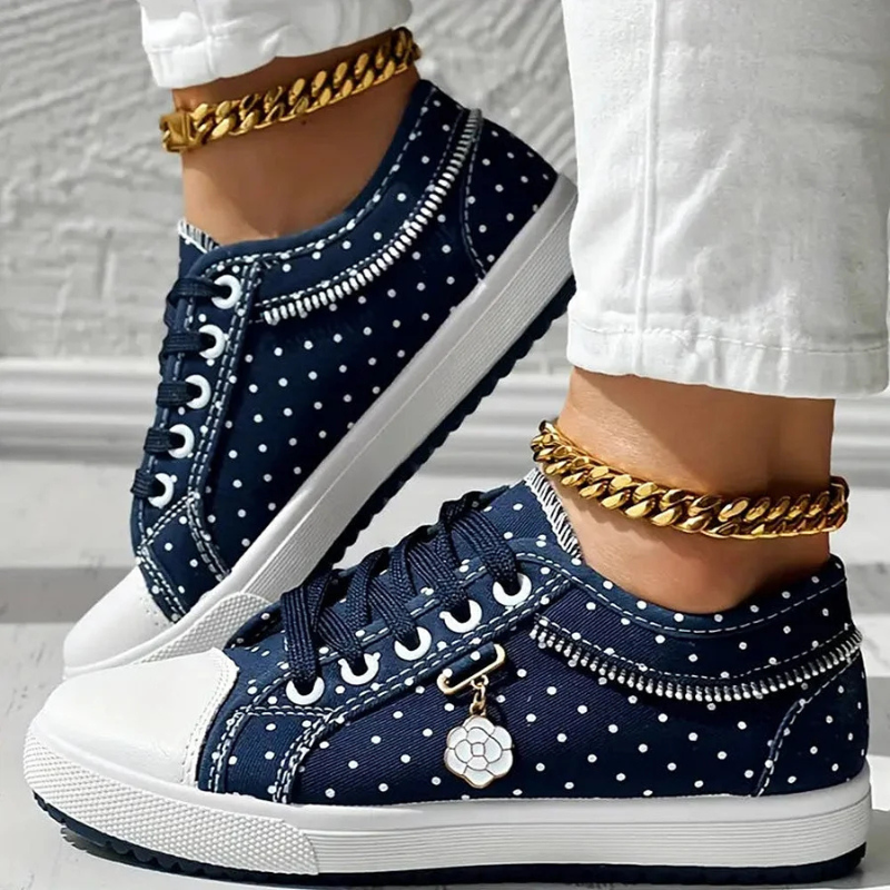 Caro Elegant Floral Sneakers