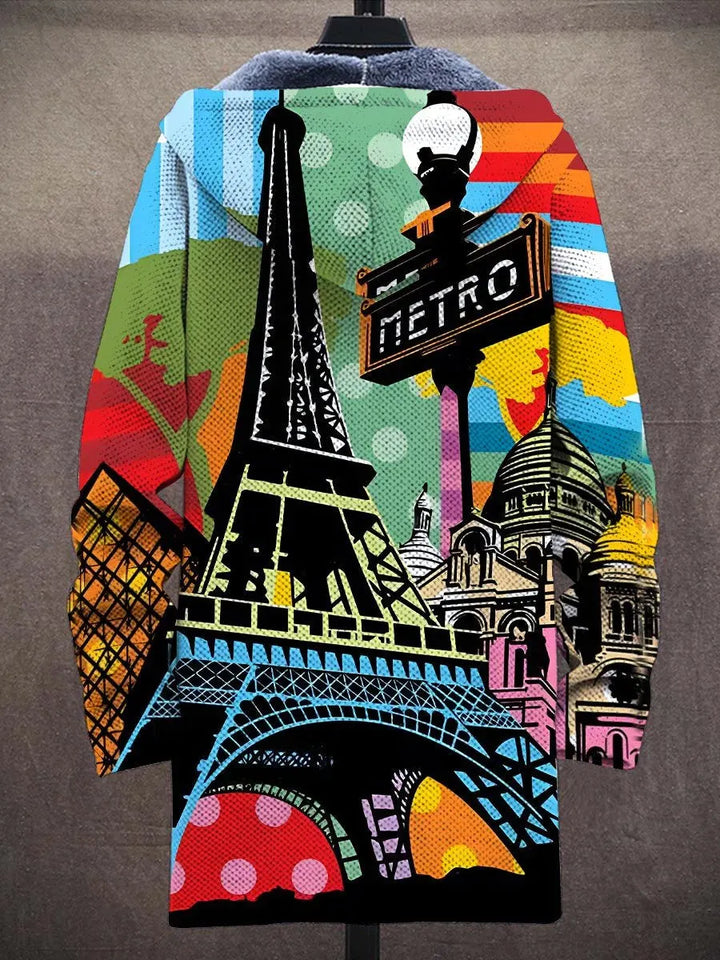 Emerald Parisian Art Coat – back