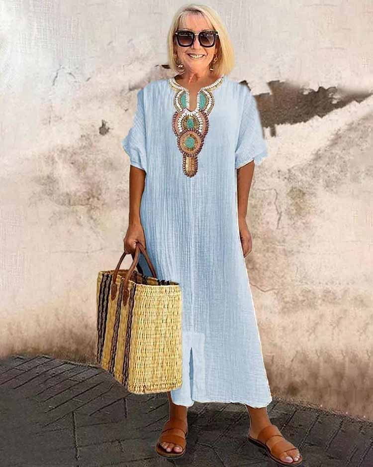 Leilany | Embroidered Beauty Dress