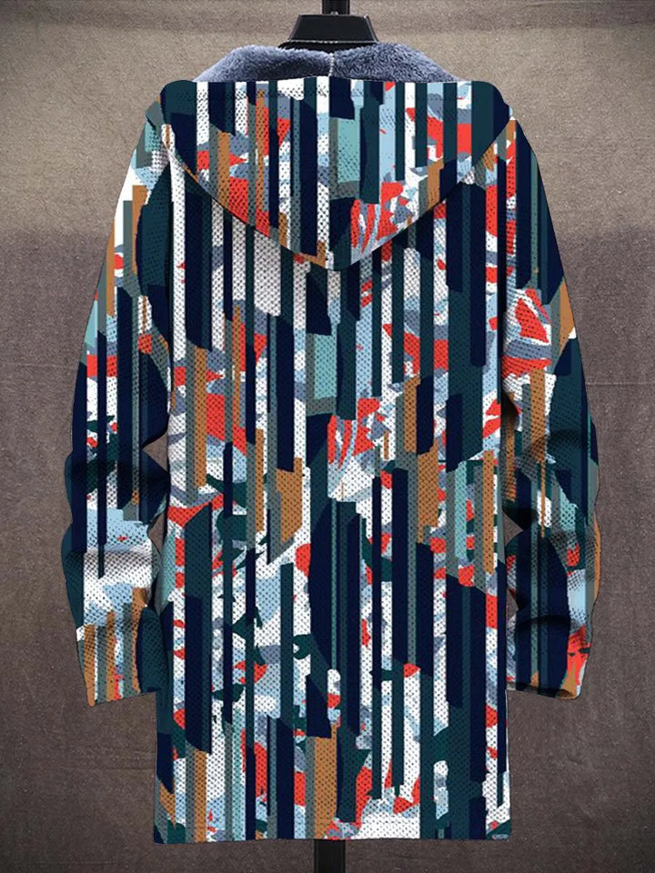 Hester Abstract Art Coat – back