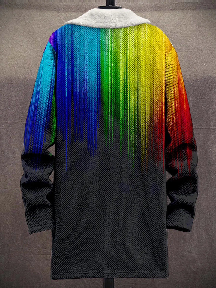 Annette Rainbow Art Coat – back