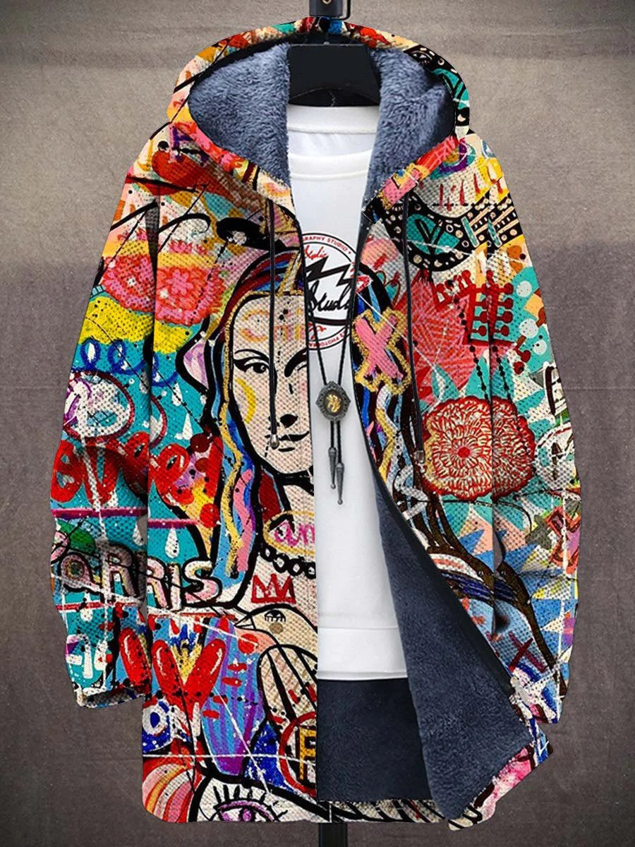 Celestia Graffiti Art Coat – front