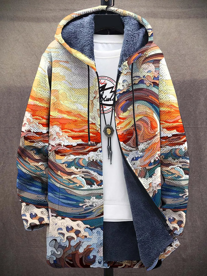 Mercedes Wave Art Coat – front