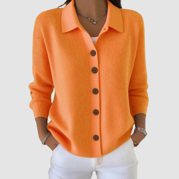 Riah Button-Up Knit Cardigan