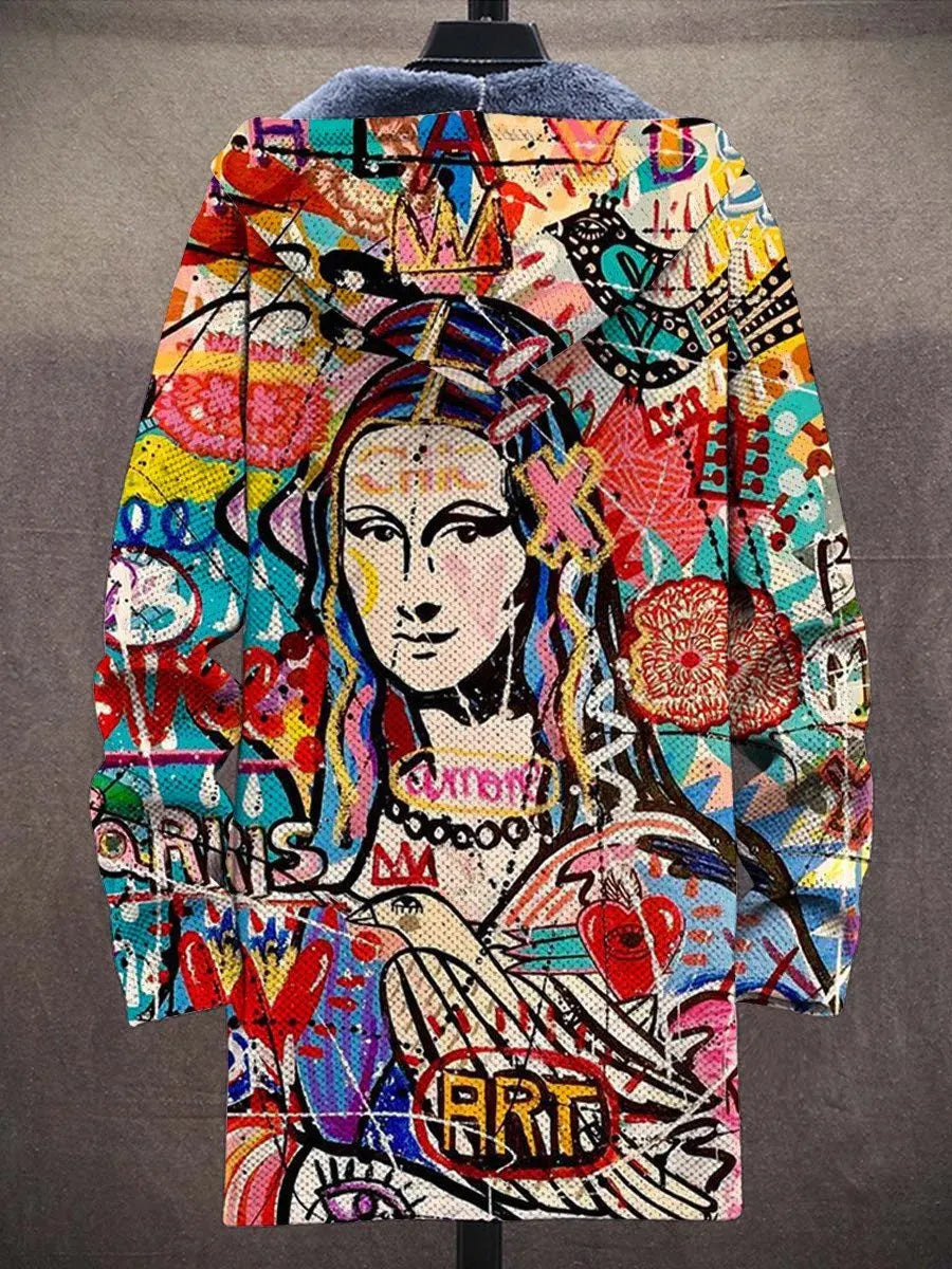 Celestia Graffiti Art Coat – back