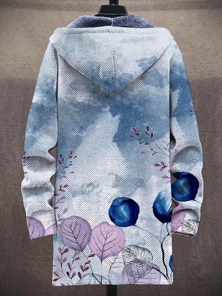 Candace Watercolor Art Coat – back