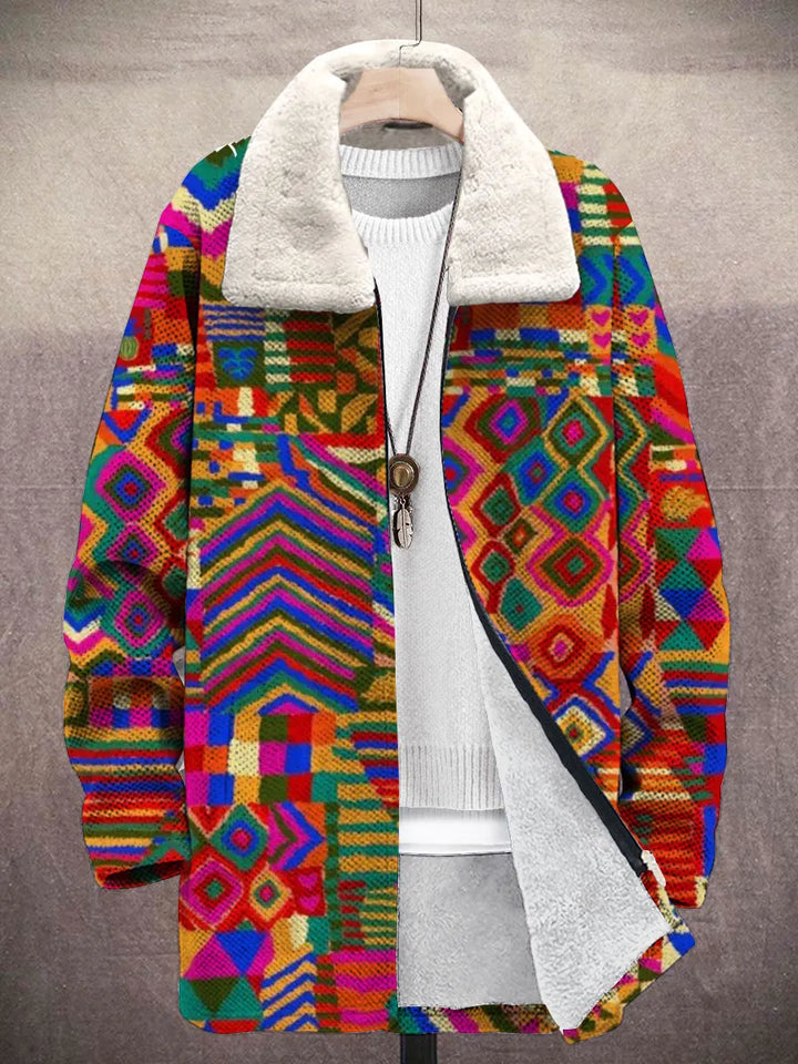 Fenella Patchwork Art Coat – front