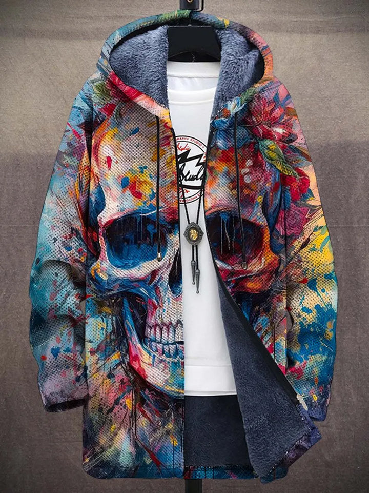 Juliana Watercolor Art Coat – front