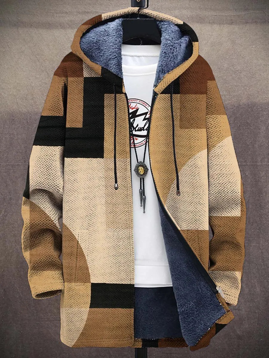 Melisande Geometric Art Coat – front
