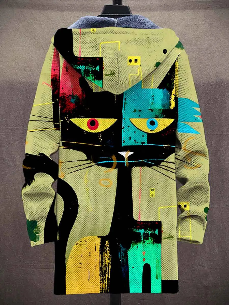Gianna Graphic Art Coat – back