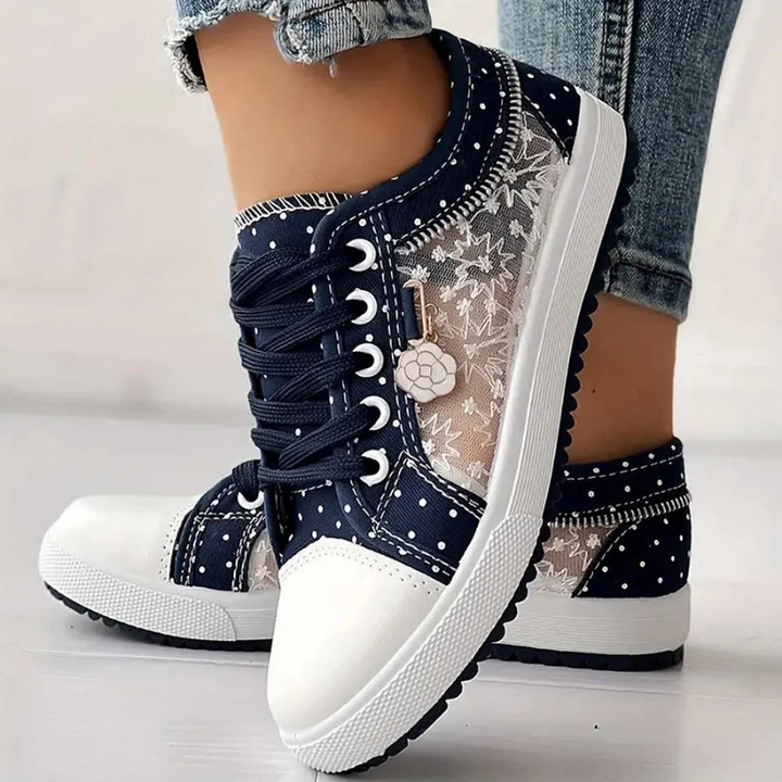 Caro Elegant Floral Sneakers