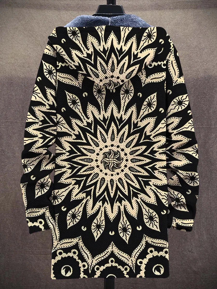 Calla Mandala Art Coat – back