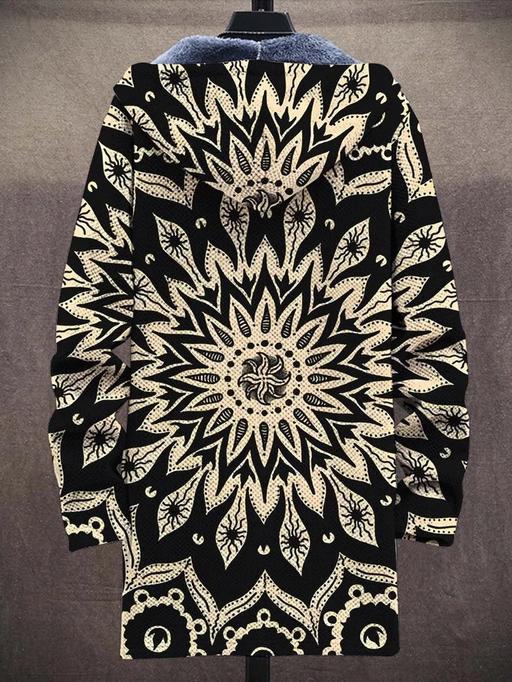 Calla Mandala Art Coat – back