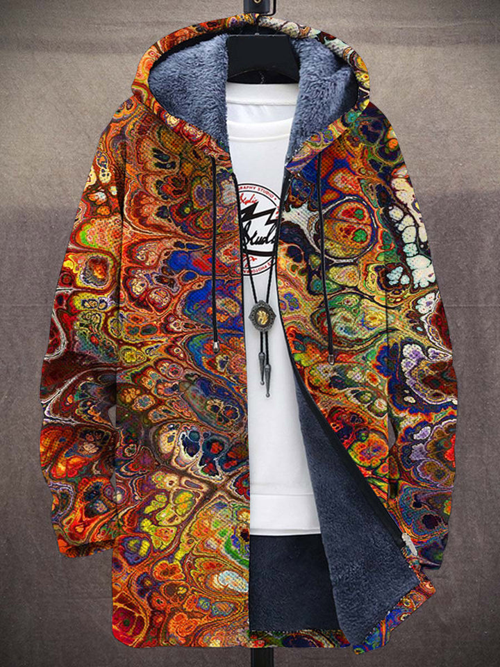 Seraphine Marbled Art Coat – front