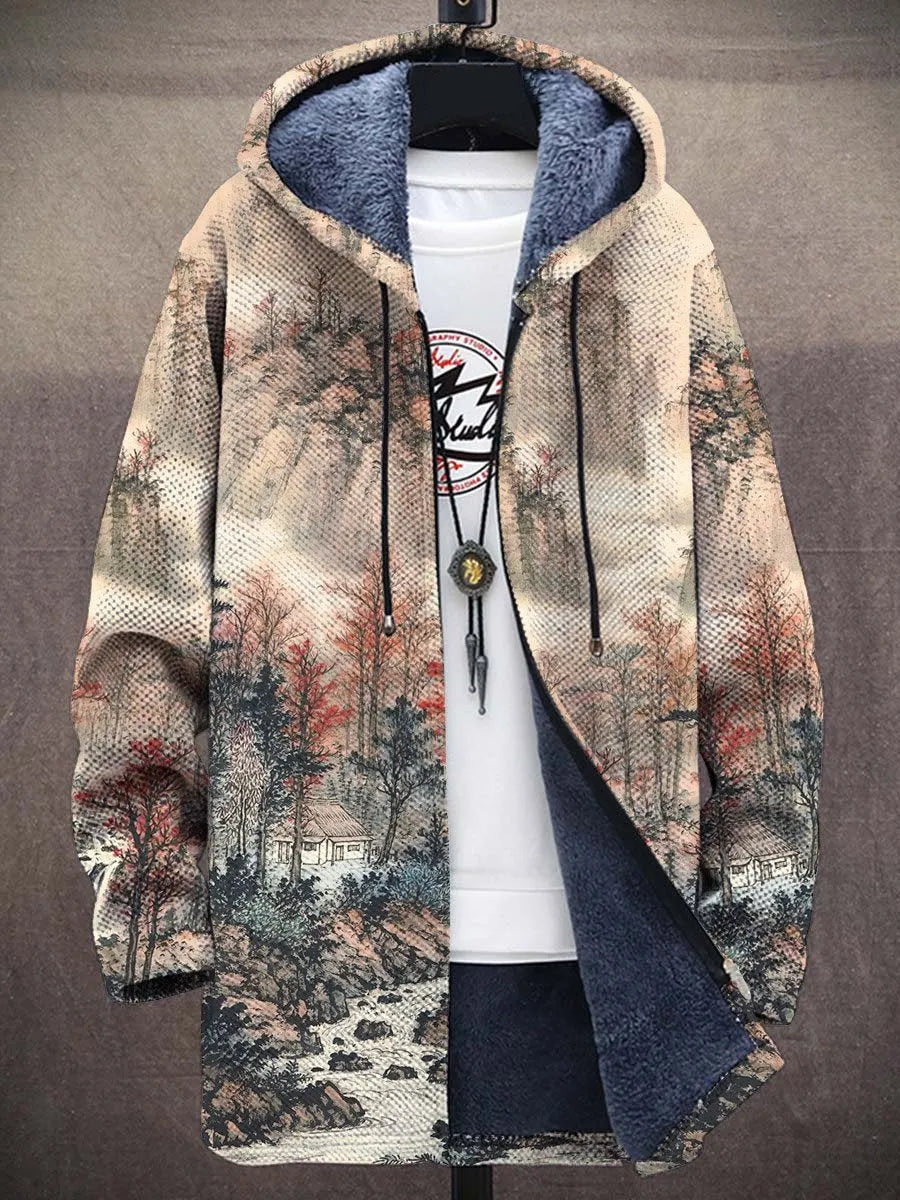 Sasha Watercolor Art Coat – front