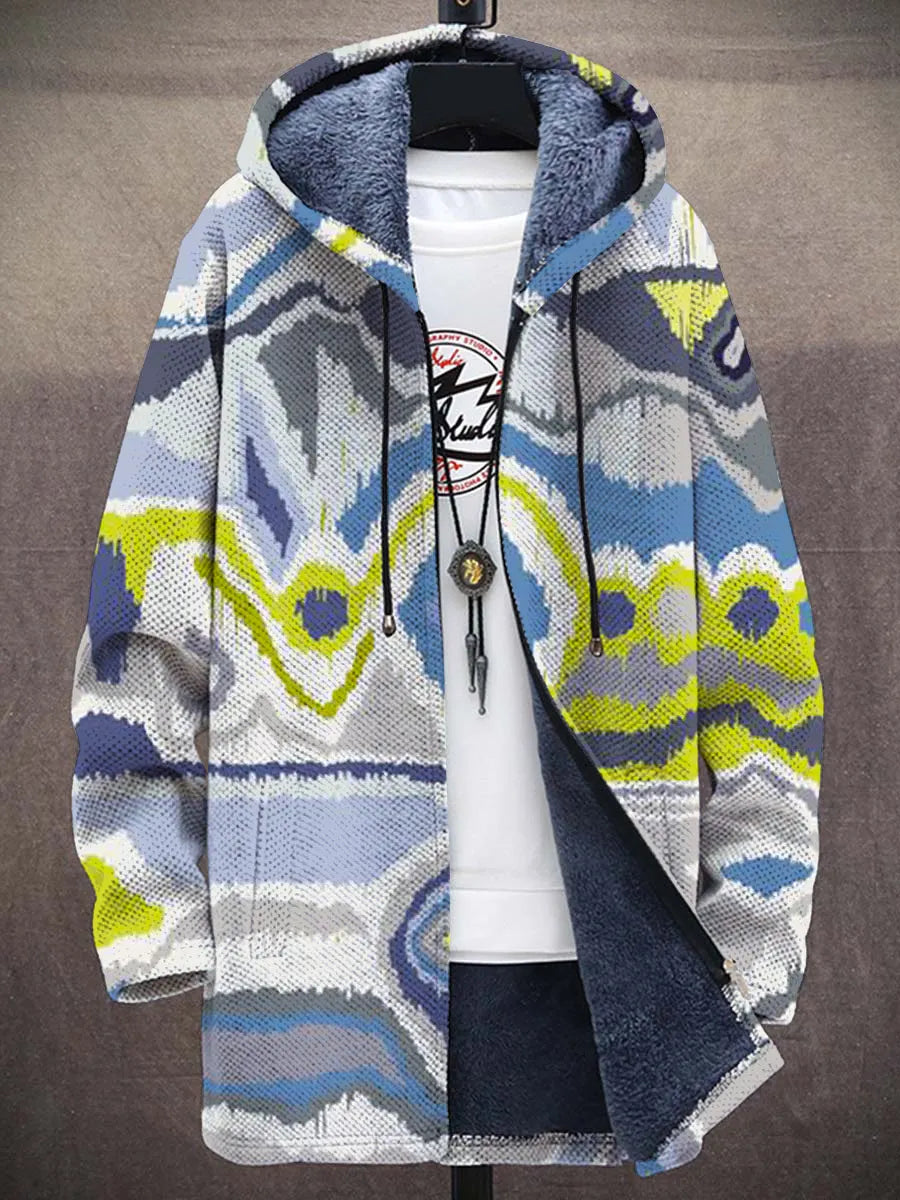 Lilou Ikat Art Coat – front