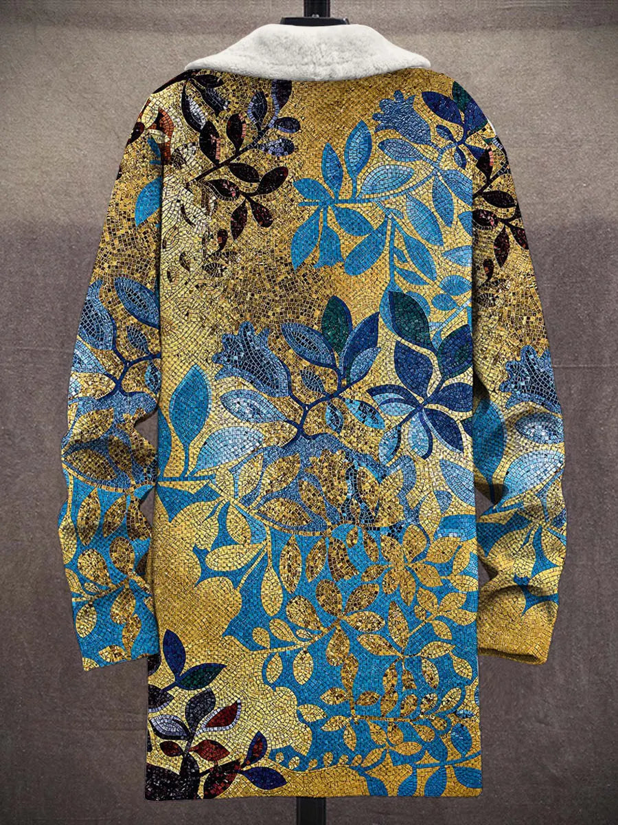 Noor Botanical Art Coat – back