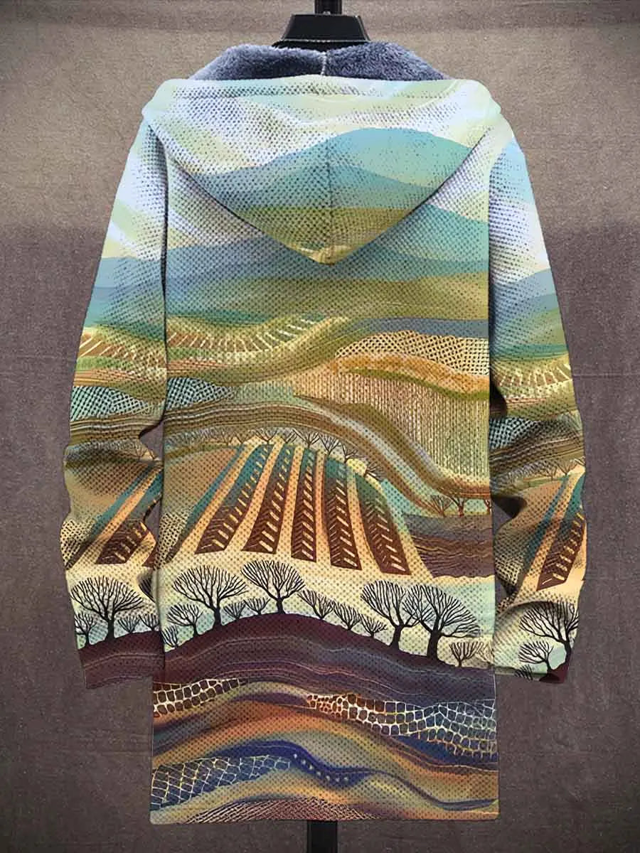 Amarantha Pastoral Art Coat – back