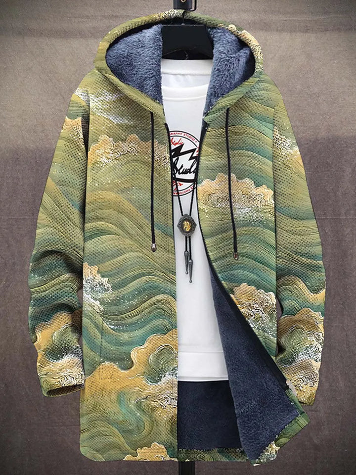 Minerva Ocean Art Coat – front