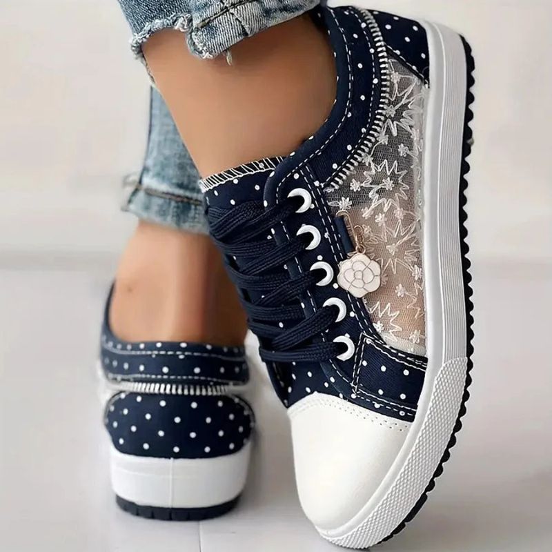 Caro Elegant Floral Sneakers