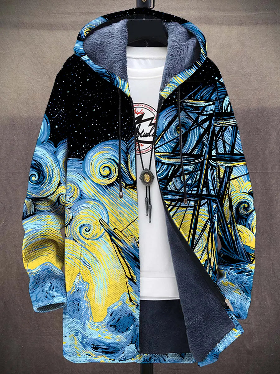 Leocadia Nautical Art Coat – front