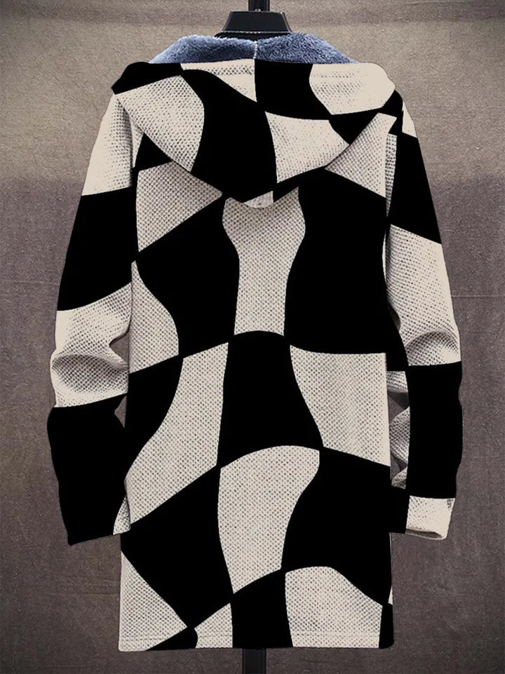 Olympia Checkered Art Coat – back