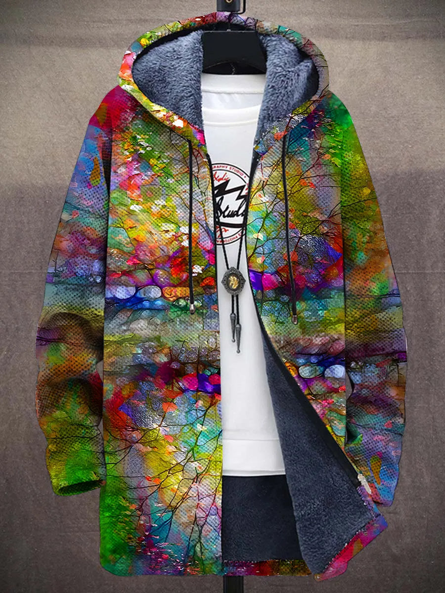 Coralie Impressionist Art Coat – front
