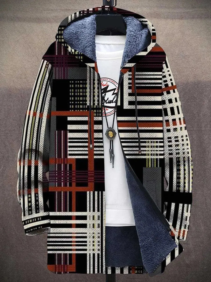 Mirabel Plaid Art Coat – front