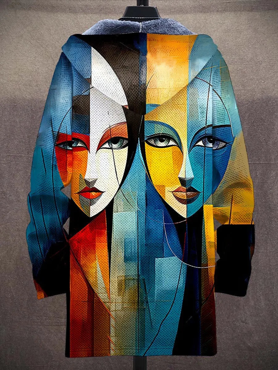 Felicity Cubist Art Coat – back