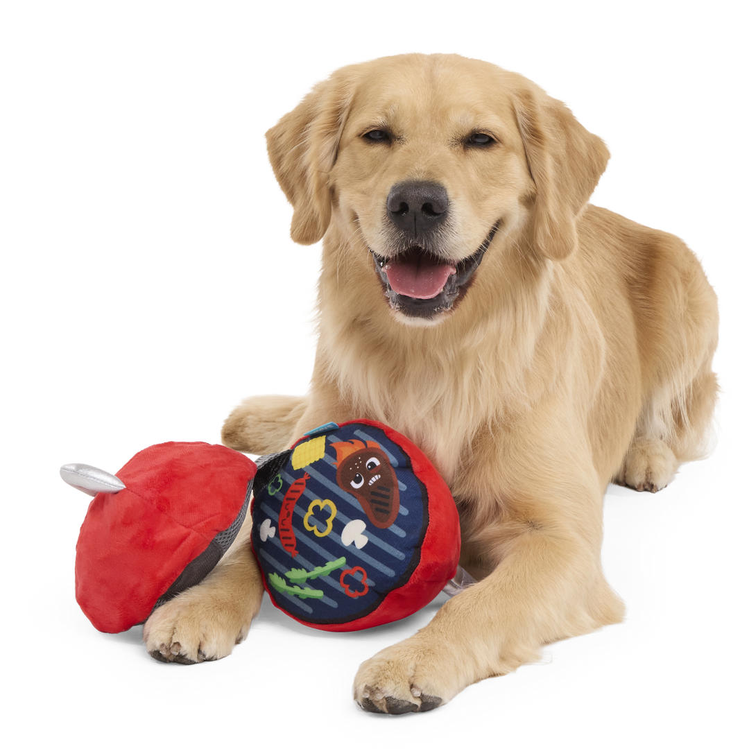 Grrrrill Master Plush Tug Dog Toy