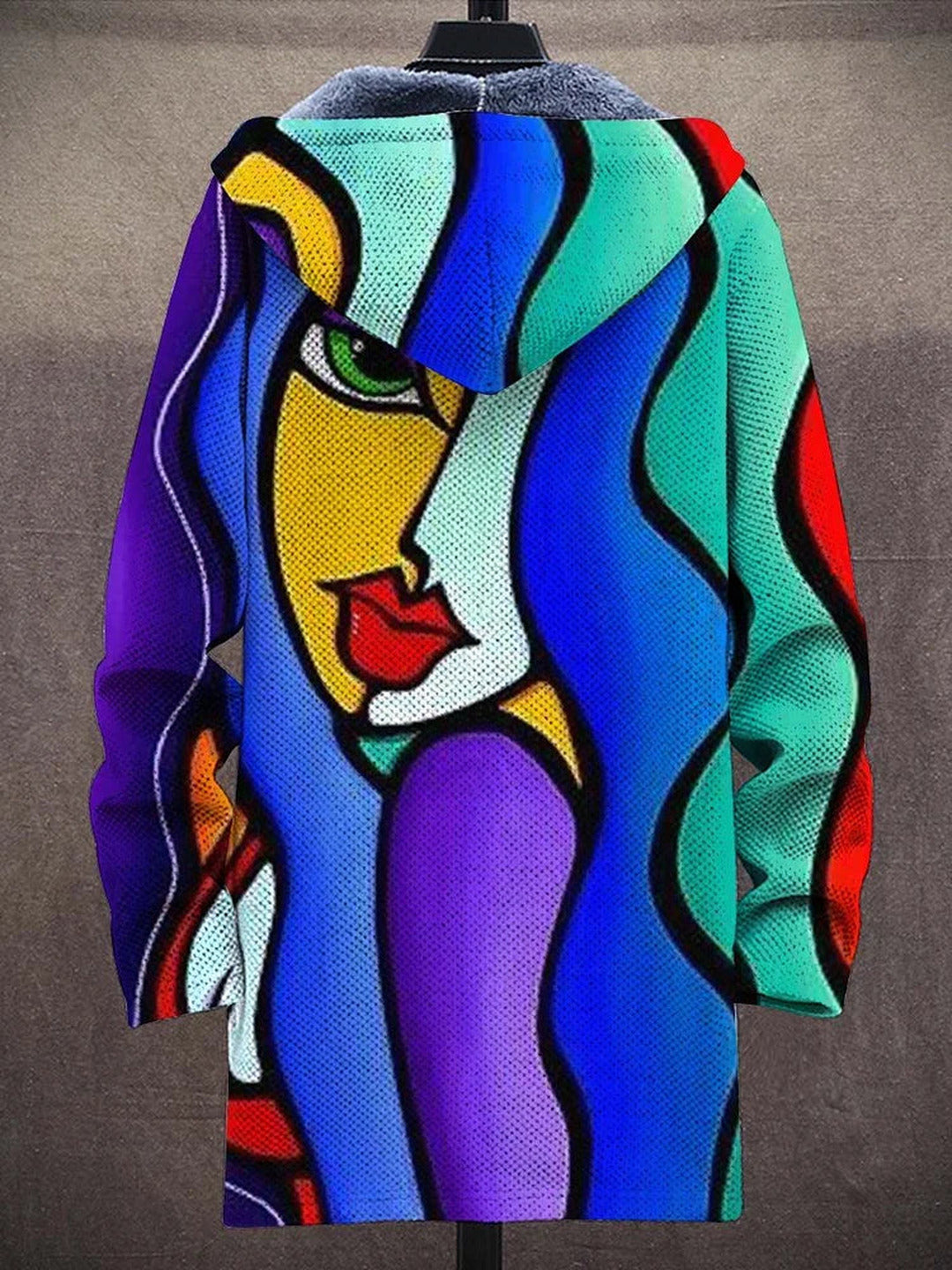 Audrey | Luxurious, artistically inspired zip-up hoodie