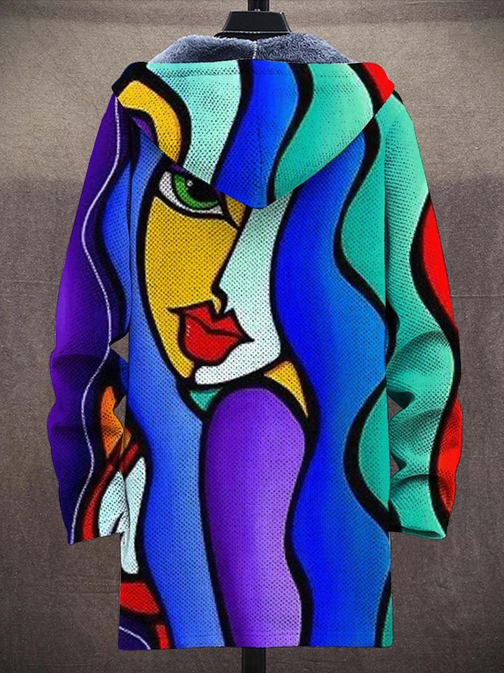 Audrey | Luxurious, artistically inspired zip-up hoodie