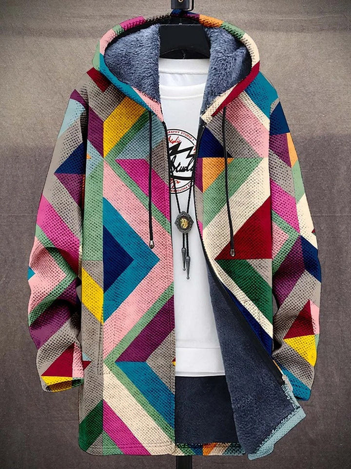 Claudia | Luxurious, artistically inspired zip-up hoodie