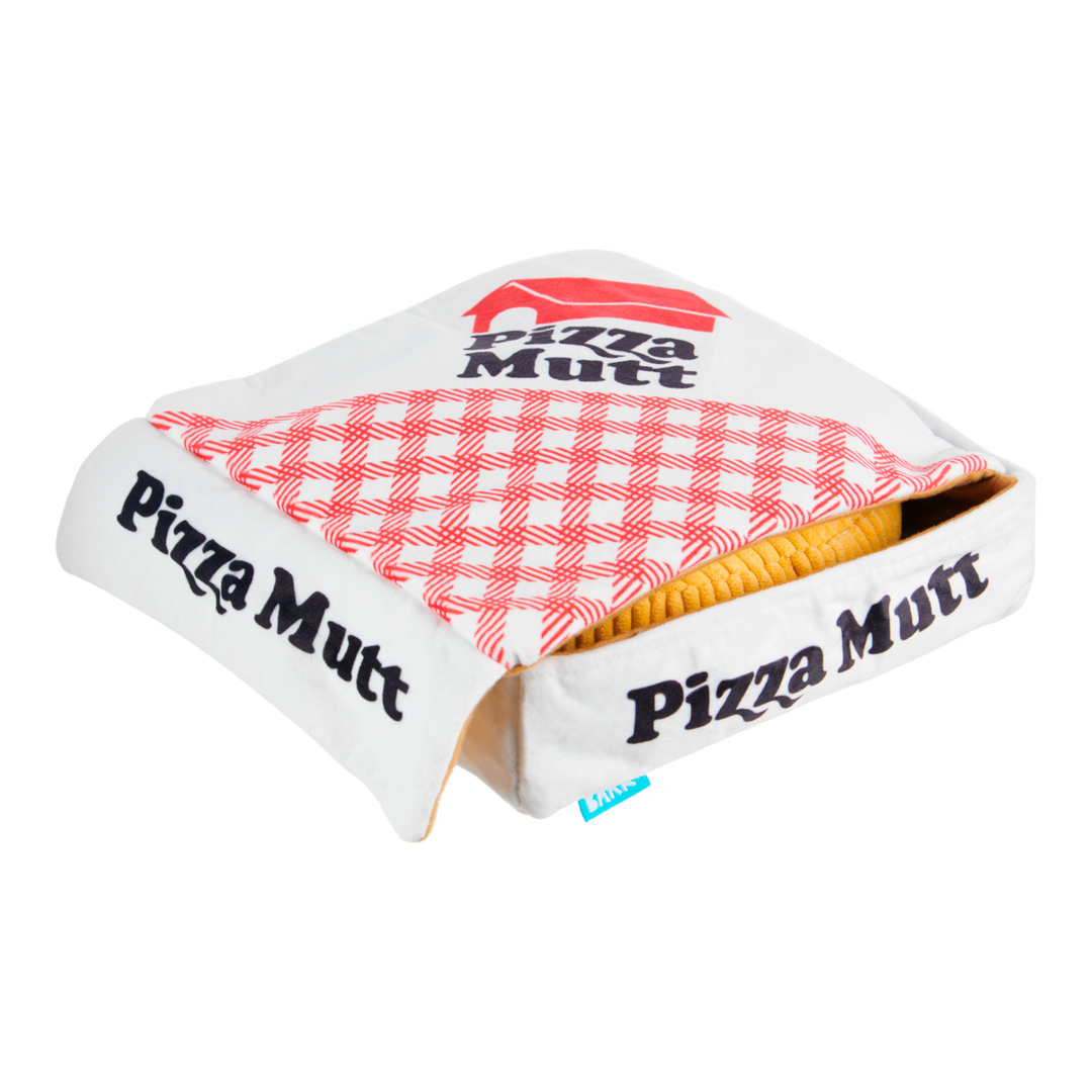Pizza Pawty Plush Multi-Part + Enrichment Dog Toy
