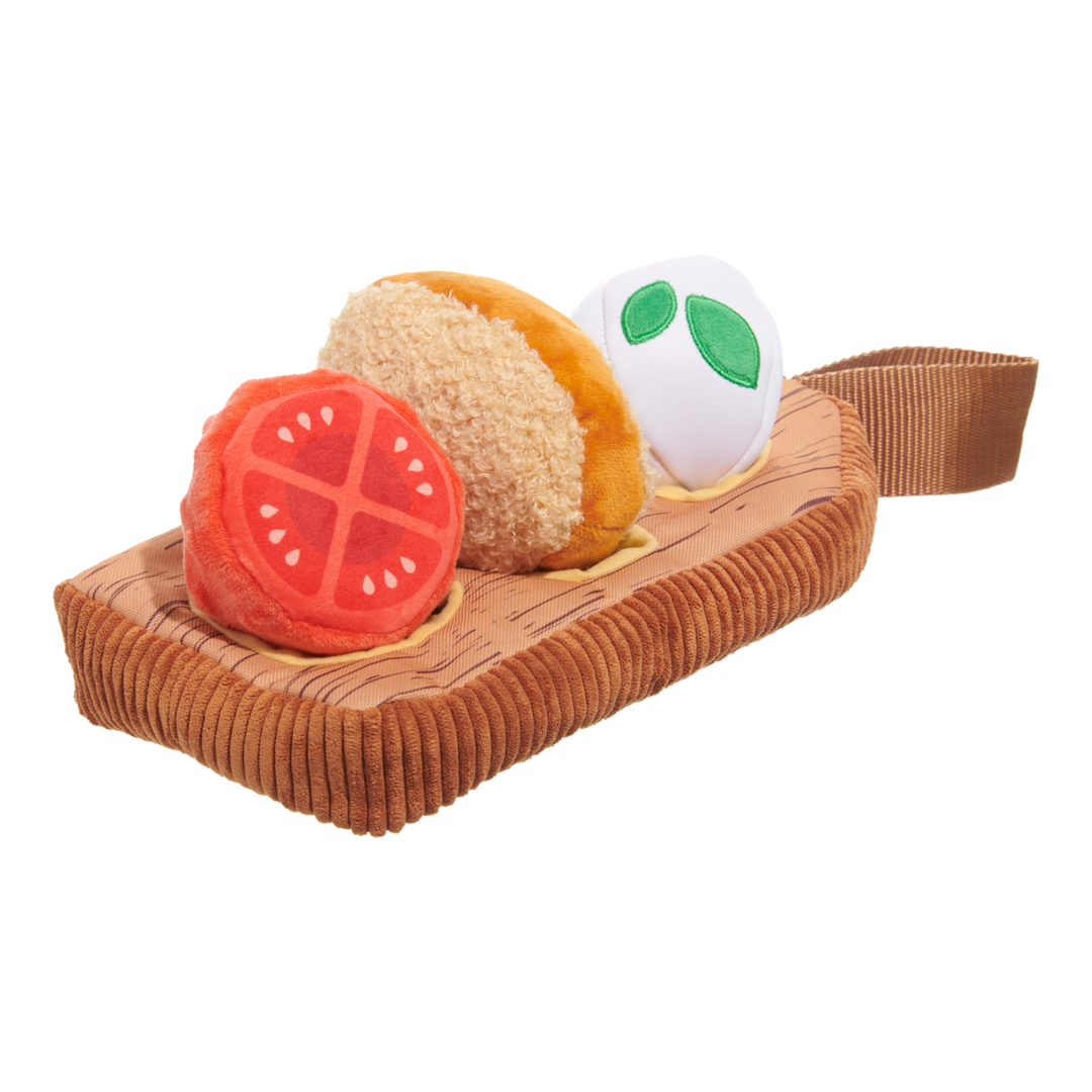 Antipawsto Board Plush Multi-Part + Enrichment Dog Toy