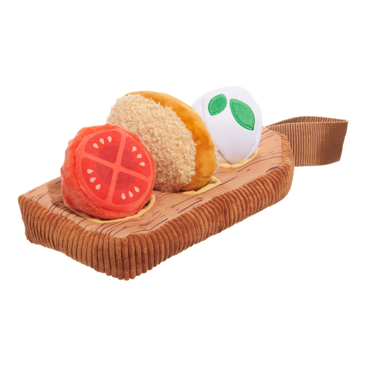 Antipawsto Board Plush Multi-Part + Enrichment Dog Toy