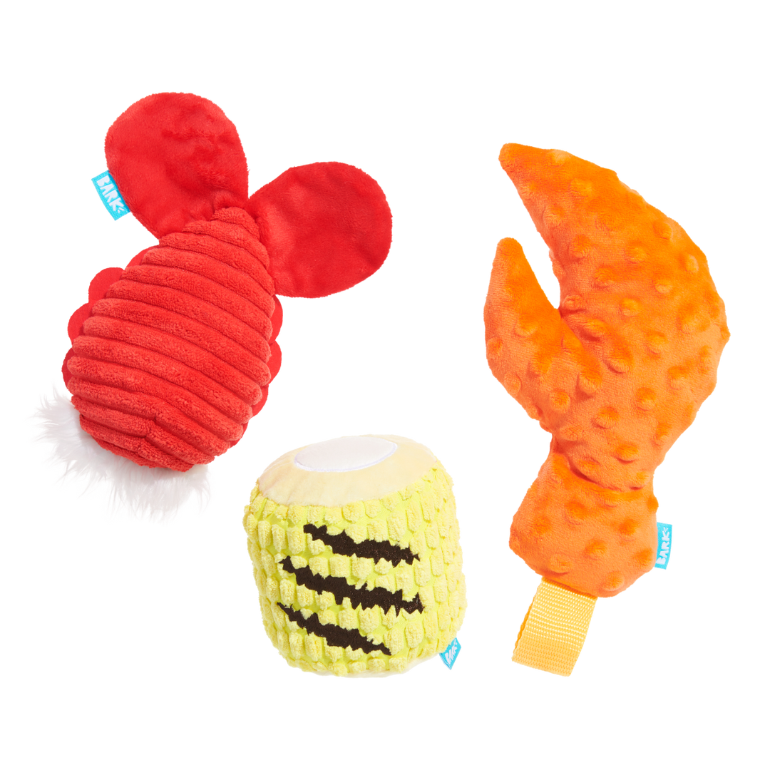 The Maine Event Plush Multi-Part Dog Toy