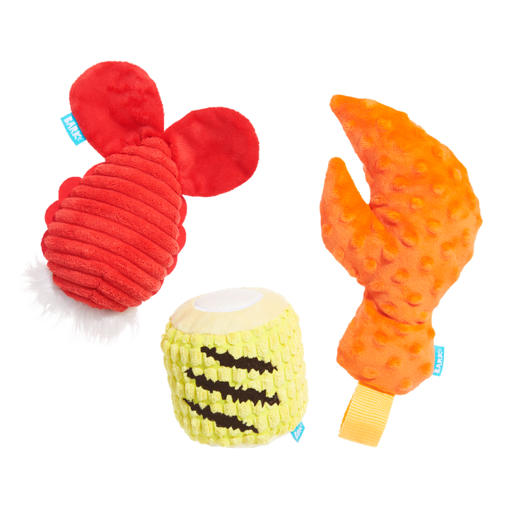The Maine Event Plush Multi-Part Dog Toy