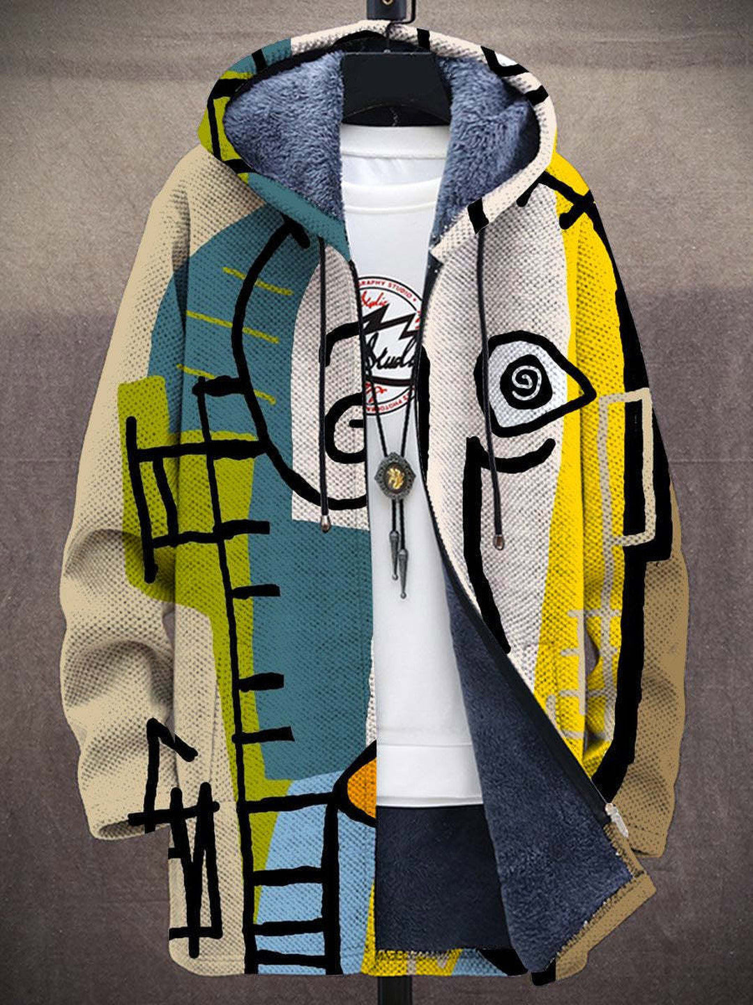 Beatrice | Luxury, artistically inspired zip-up hoodie