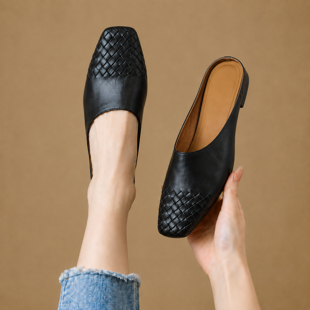 Maureen Genuine Leather Mules
