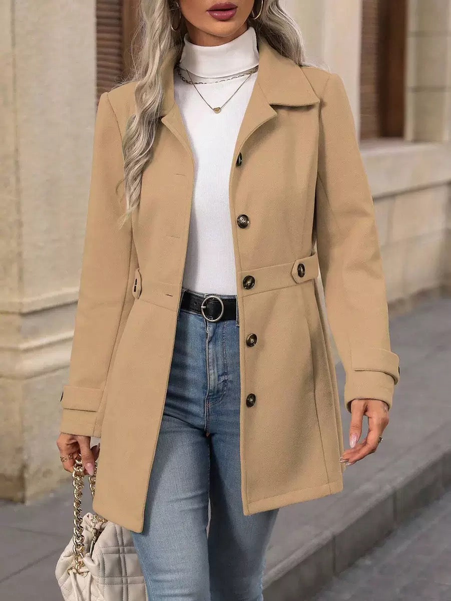 Elena | Classic Belted Coat