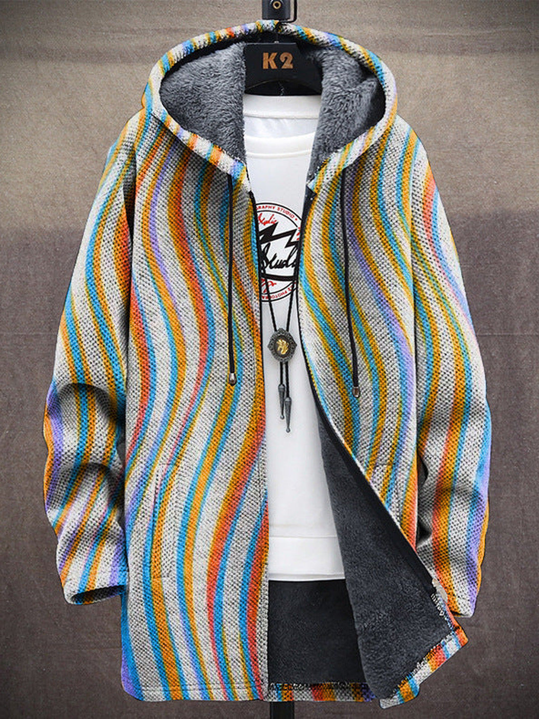 Josephina | Luxurious, artistically inspired zip-up hoodie