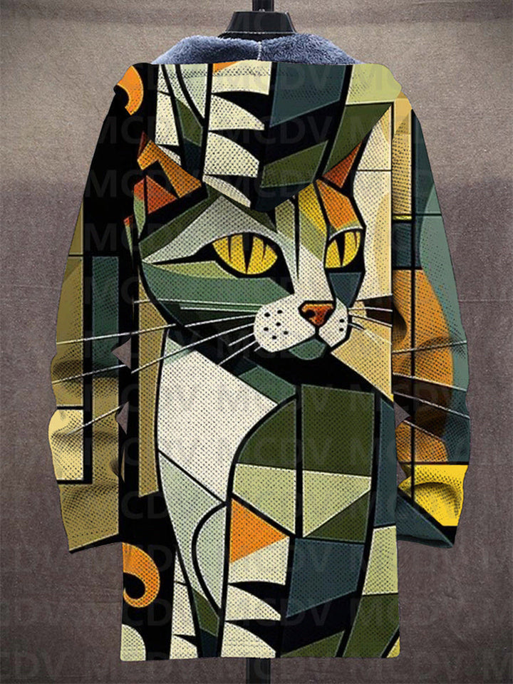 Fiona | Luxurious, artistically inspired zip-up hoodie