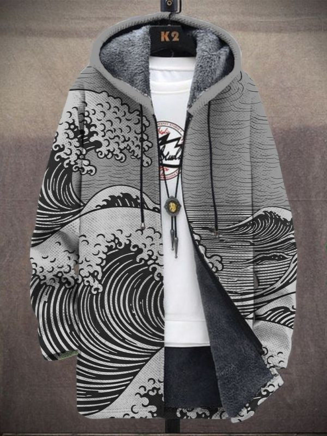 Rosalind | Luxurious, artistically inspired zip-up hoodie