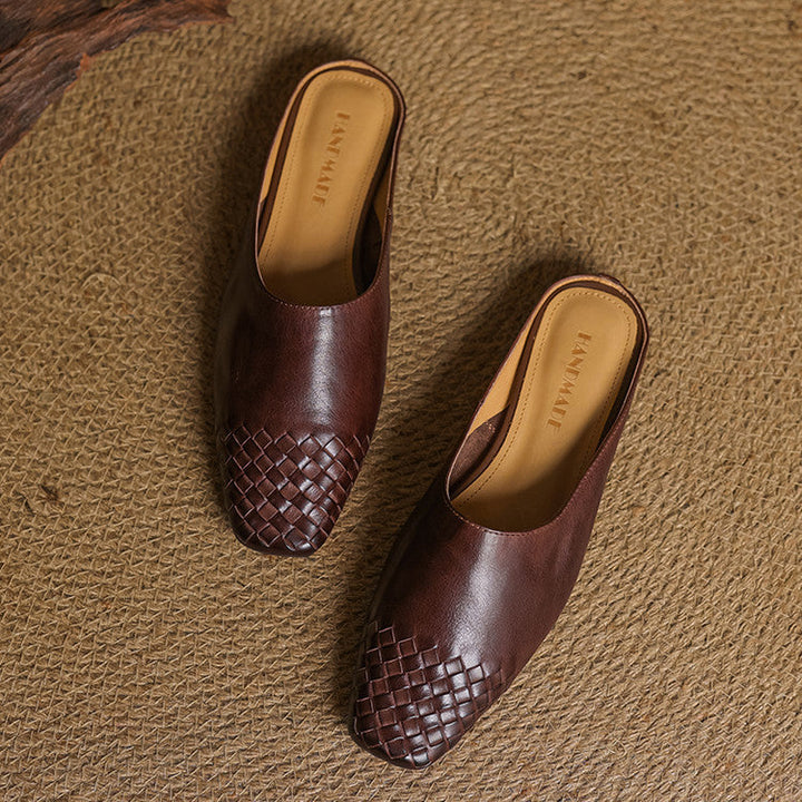 Mindy Genuine Leather Mules
