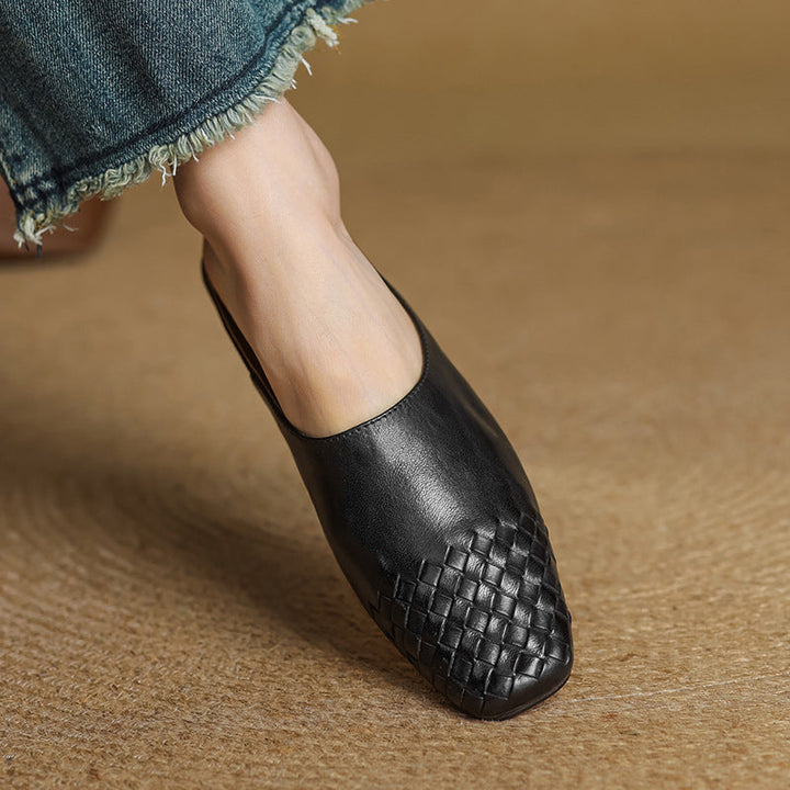 Maureen Genuine Leather Mules