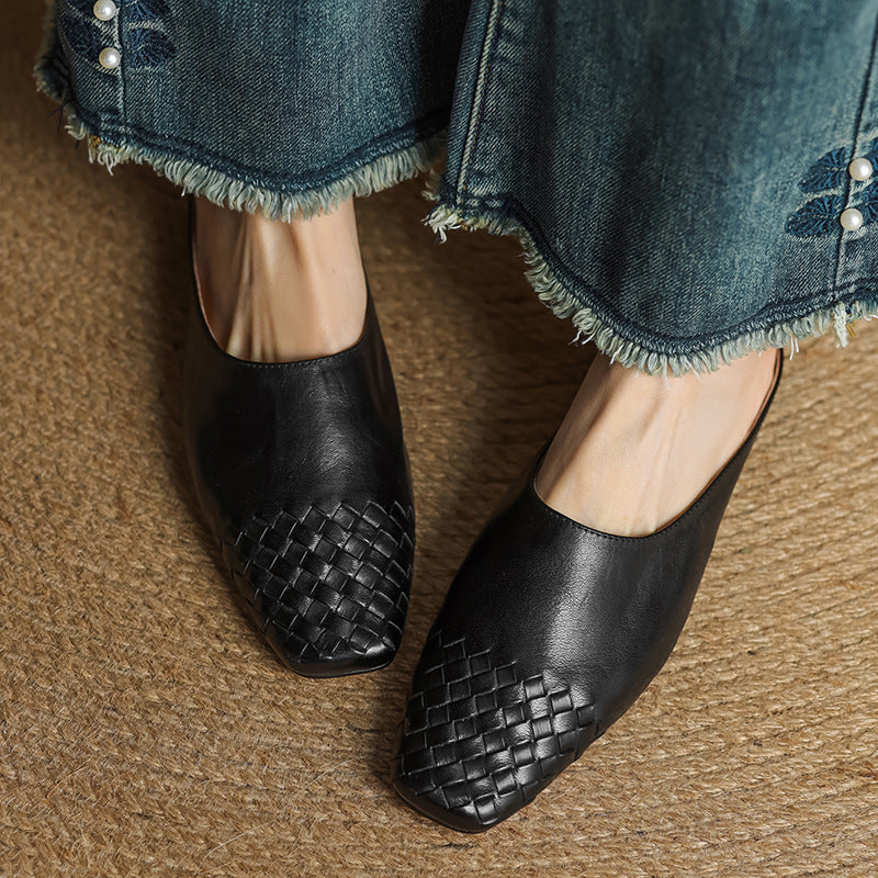 Maureen Genuine Leather Mules